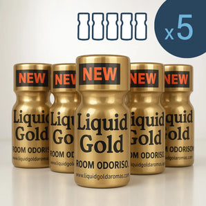 Liquid Gold poppers 5 pack x10ml Product Name: Liquid Gold 5x10ml.
